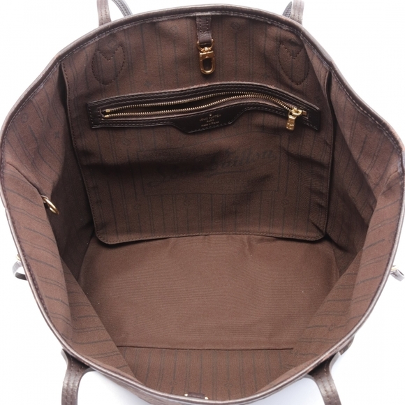 Louis Vuitton Neverfull MM Monogram Ideal Fuzan Dark Brown - Picture 2 of 8
